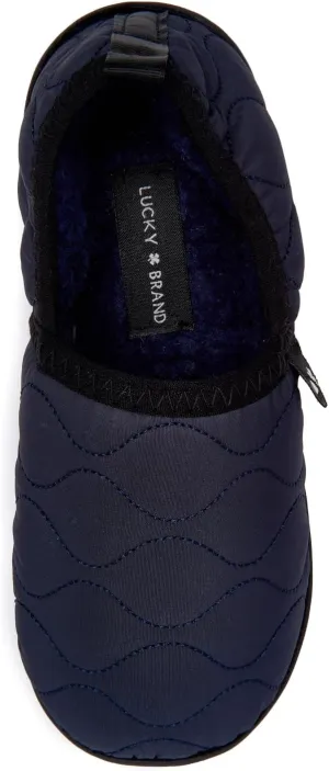 Lucky Brand Boy's Quilted A-line Slippers – Warm, Stylish, and Comfortable Footwear for Kids