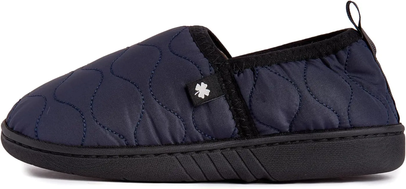 Lucky Brand Boy's Quilted A-line Slippers – Warm, Stylish, and Comfortable Footwear for Kids