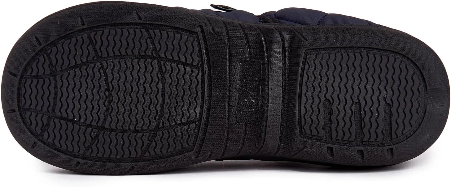 Lucky Brand Boy's Quilted A-line Slippers – Warm, Stylish, and Comfortable Footwear for Kids