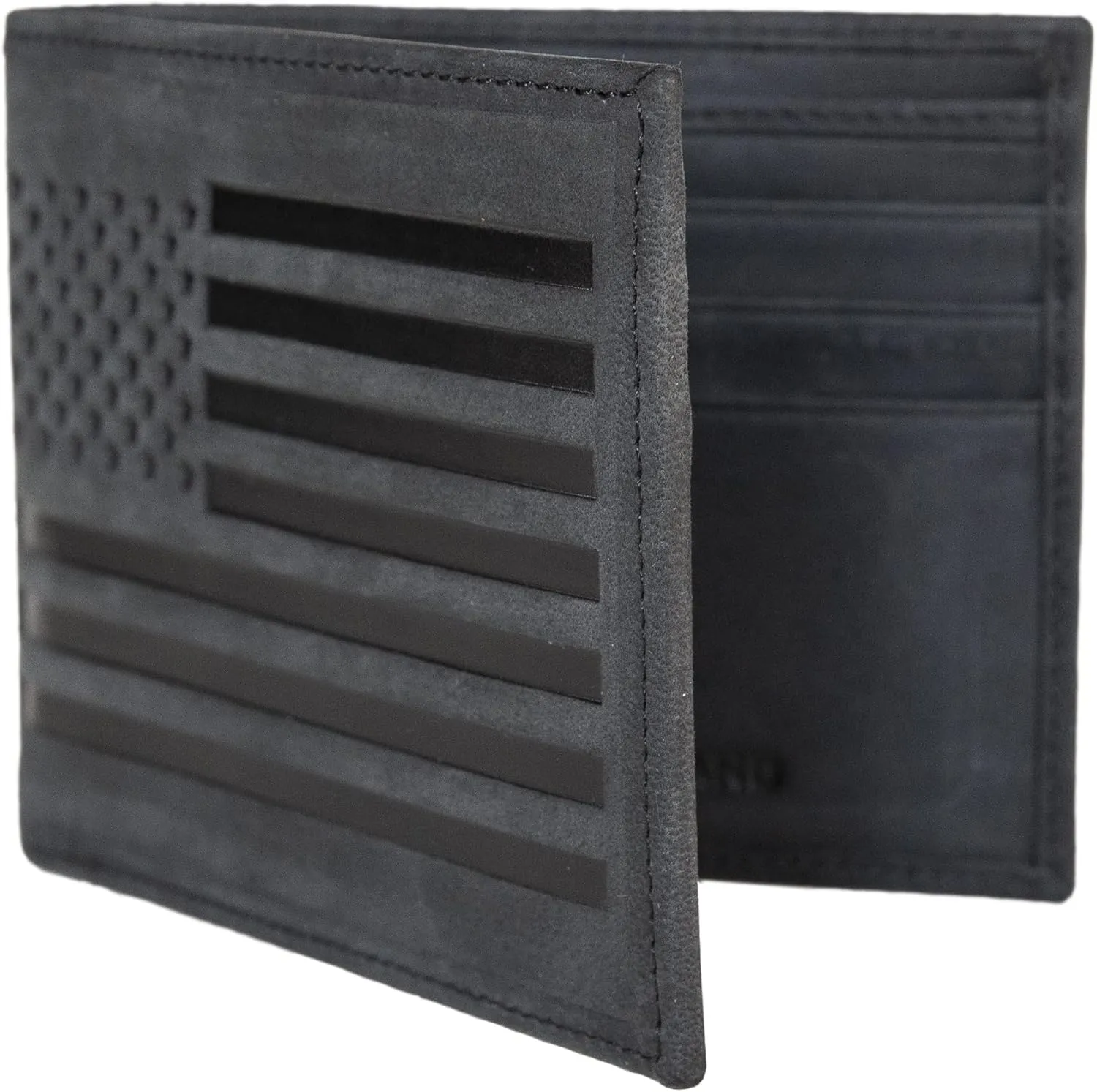 Lucky Brand Men's Bifold Wallet | Id Window | Card Slots | Leather | Organization | Durable | Stylish