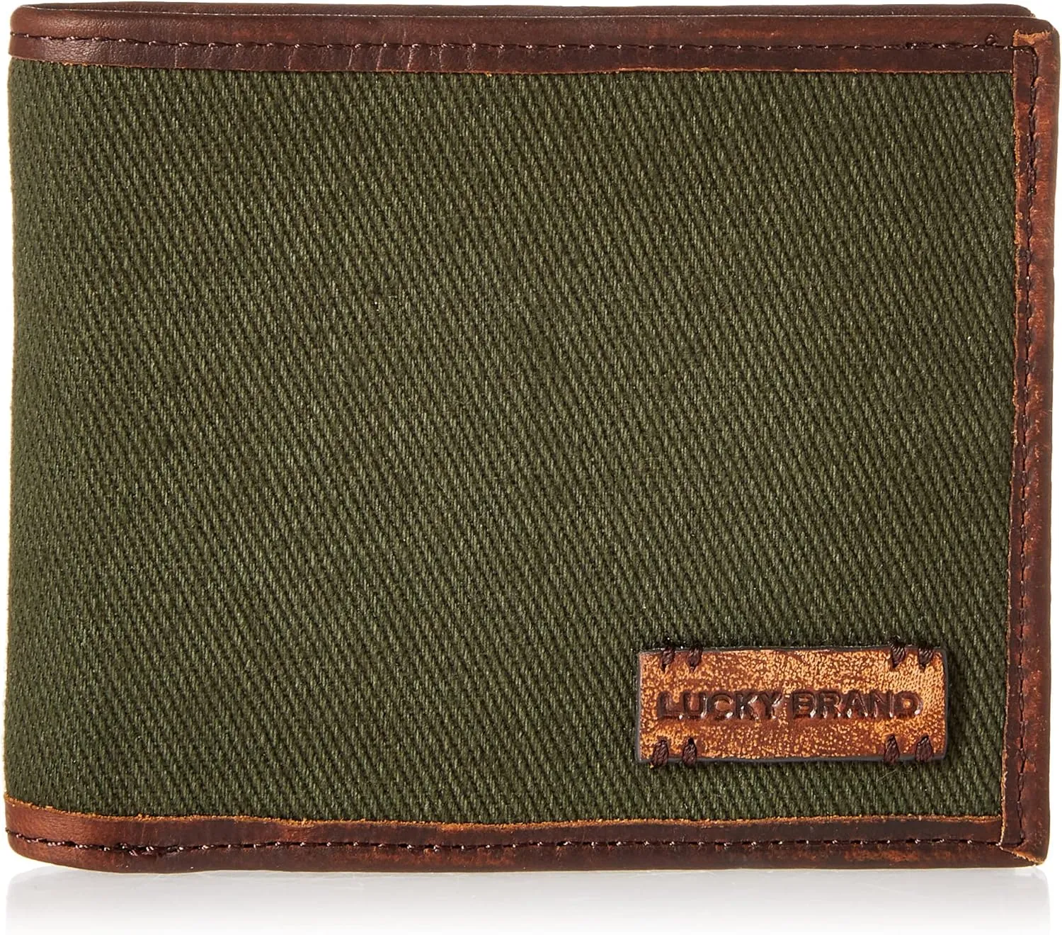 Lucky Brand Men's Bifold Wallet | Id Window | Card Slots | Leather | Organization | Durable | Stylish