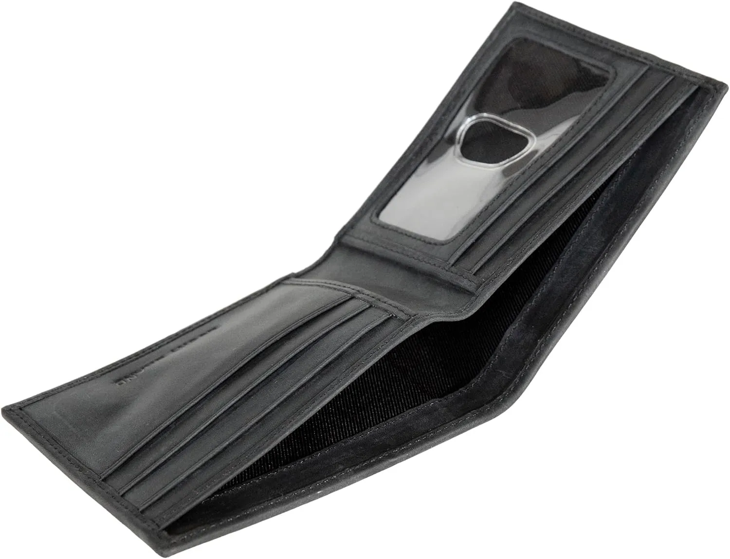 Lucky Brand Men's Bifold Wallet | Id Window | Card Slots | Leather | Organization | Durable | Stylish