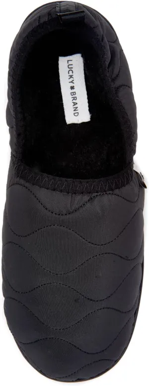 Lucky Brand Men's Quilted A-line Slippers – Stylish and Cozy Indoor Footwear for Men