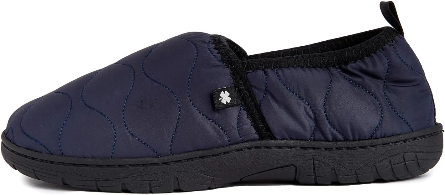 Lucky Brand Men's Quilted A-line Slippers – Stylish and Cozy Indoor Footwear for Men