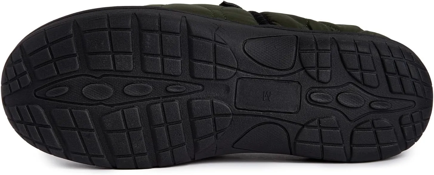 Lucky Brand Men's Quilted A-line Slippers – Stylish and Cozy Indoor Footwear for Men