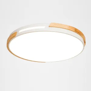 Macaron Ceiling Light LED Ceiling Lamp Modern Minimalist Living Room Flat Lamp Three Color Temperature in One (3000k/4000k/6500k) Easy to Install Lighting Fixture Bedroom, Study, Living Room