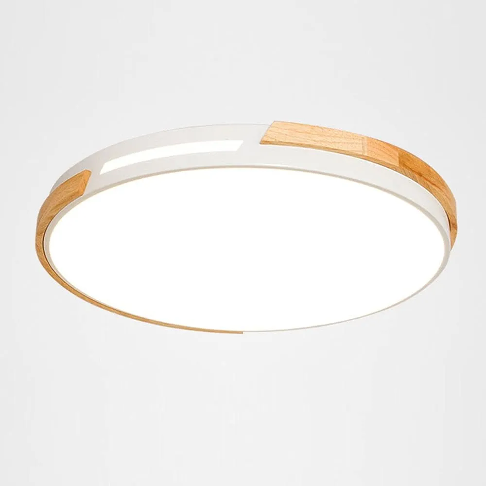 Macaron Ceiling Light LED Ceiling Lamp Modern Minimalist Living Room Flat Lamp Three Color Temperature in One (3000k/4000k/6500k) Easy to Install Lighting Fixture Bedroom, Study, Living Room
