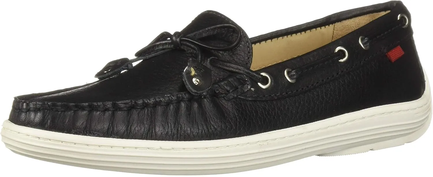 Marc Joseph New York Unisex-Child Casual Comfort Slip on Moccasin Tie-Bow Loafer Driving Style