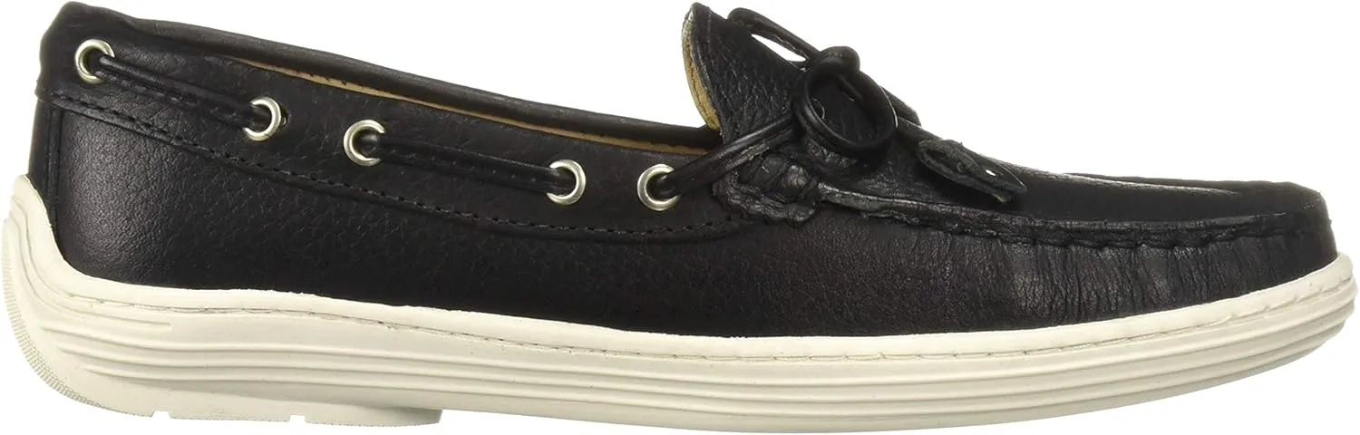 Marc Joseph New York Unisex-Child Casual Comfort Slip on Moccasin Tie-Bow Loafer Driving Style