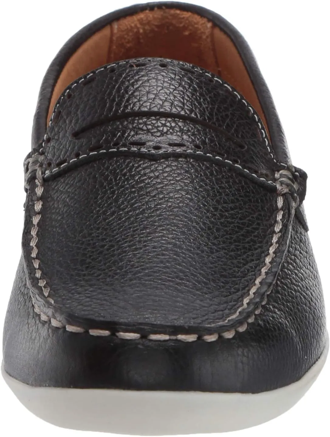 Marc Joseph New York Unisex-Child Leather Made in Brazil Driving Loafer with Penny Detail