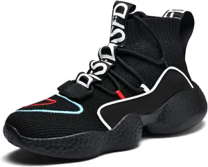 MDPCX Couple Shoes High top Men's Socks Shoes Running Light Breathable Casual Women's Sports Shoes Fashion Sports Shoes Climbing Shoes