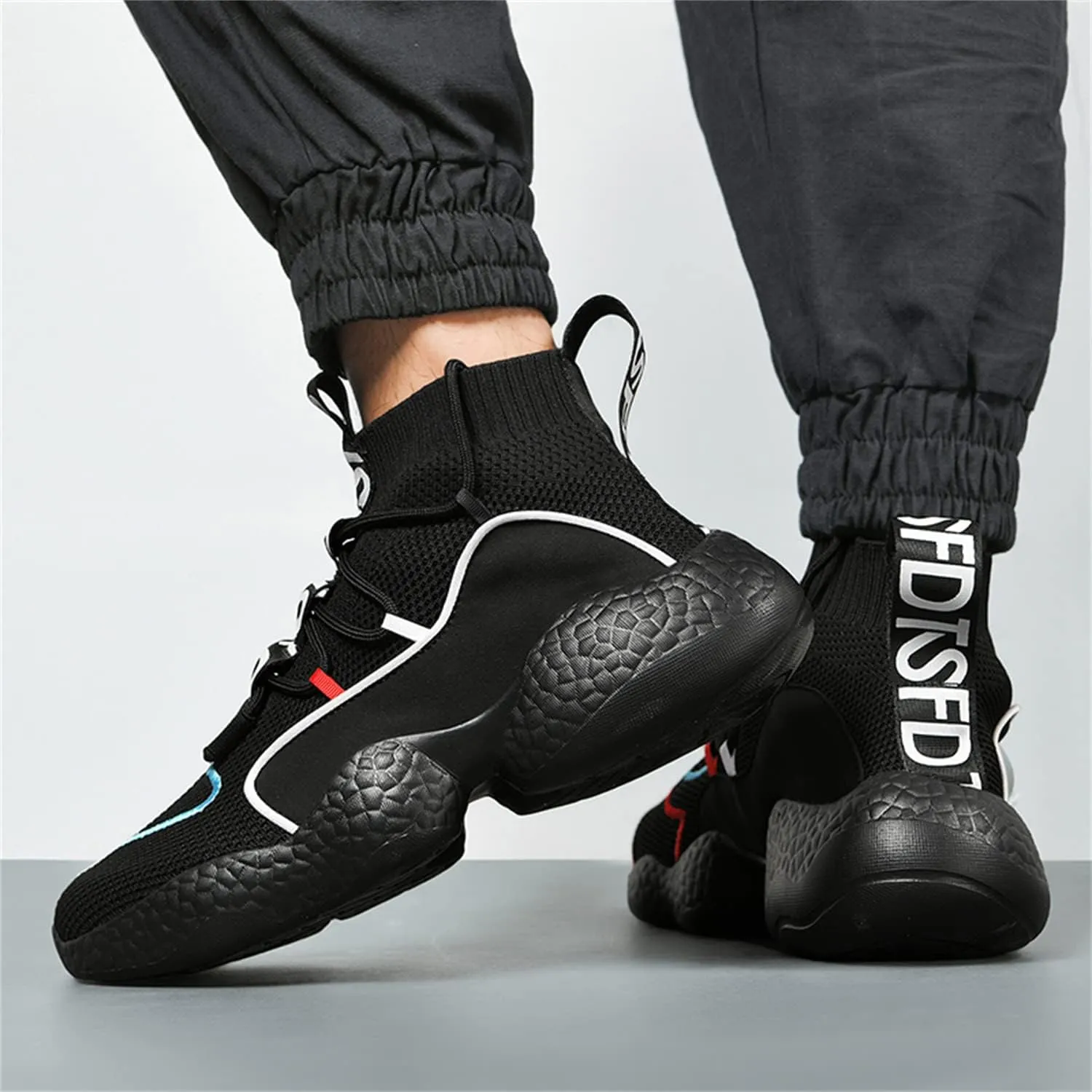 MDPCX Couple Shoes High top Men's Socks Shoes Running Light Breathable Casual Women's Sports Shoes Fashion Sports Shoes Climbing Shoes