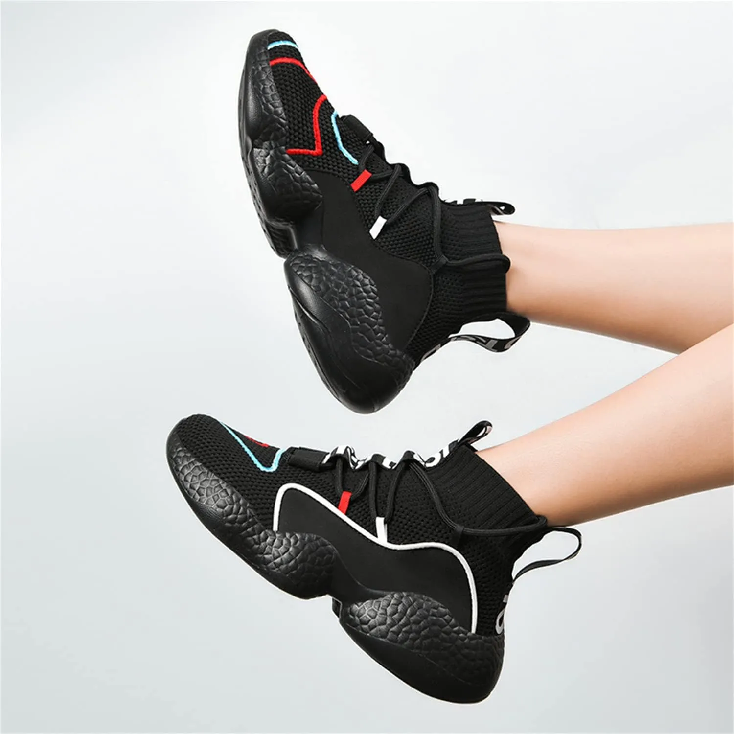 MDPCX Couple Shoes High top Men's Socks Shoes Running Light Breathable Casual Women's Sports Shoes Fashion Sports Shoes Climbing Shoes
