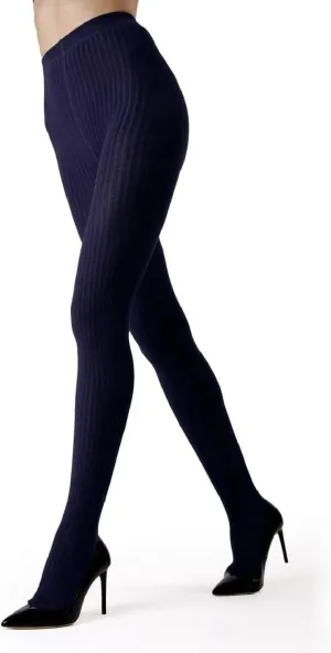 MeMoi Boston Ribbed Cotton Tights for Women, Cozy and Warm Durable Sweater Tights - Sizes Small to Queen 2
