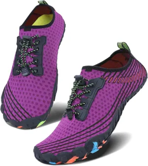 Men Women Water Sports Shoes Slip-on Quick Dry Aqua Swim Shoes for Pool Beach Surf Walking Water Park
