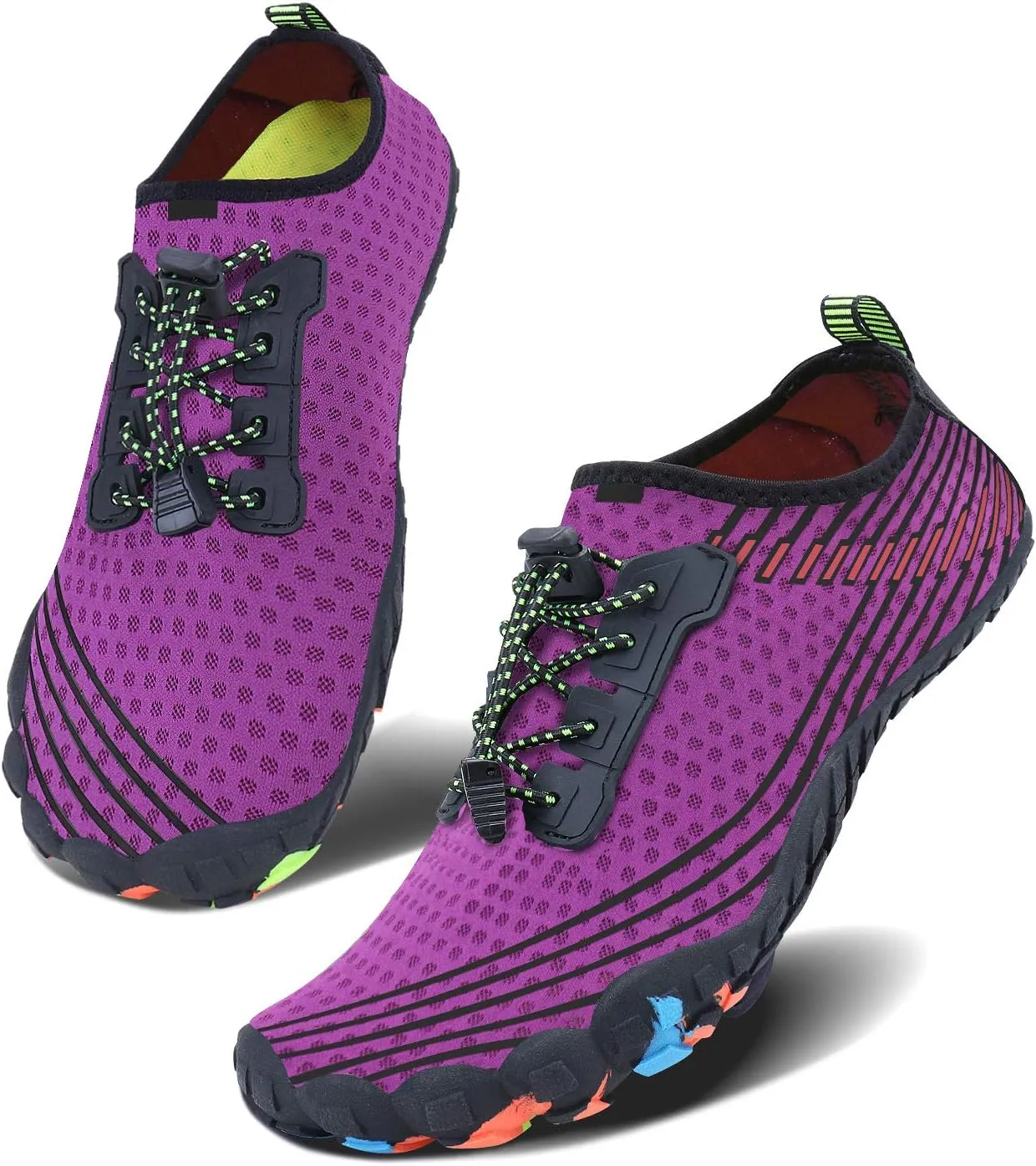 Men Women Water Sports Shoes Slip-on Quick Dry Aqua Swim Shoes for Pool Beach Surf Walking Water Park