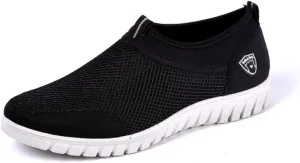 Mens Breathable Casual Loafers Mesh Summer Lightweight Slip-on Shoes Comfortable Outdoor Driving Travel Stylish