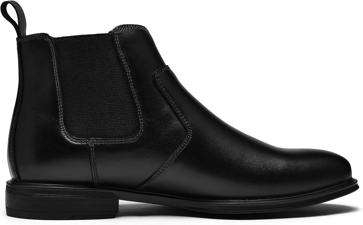 Mens Chelsea Dress Boots Classic Stylish Casual Leather Slip On Ankle Boot for Men