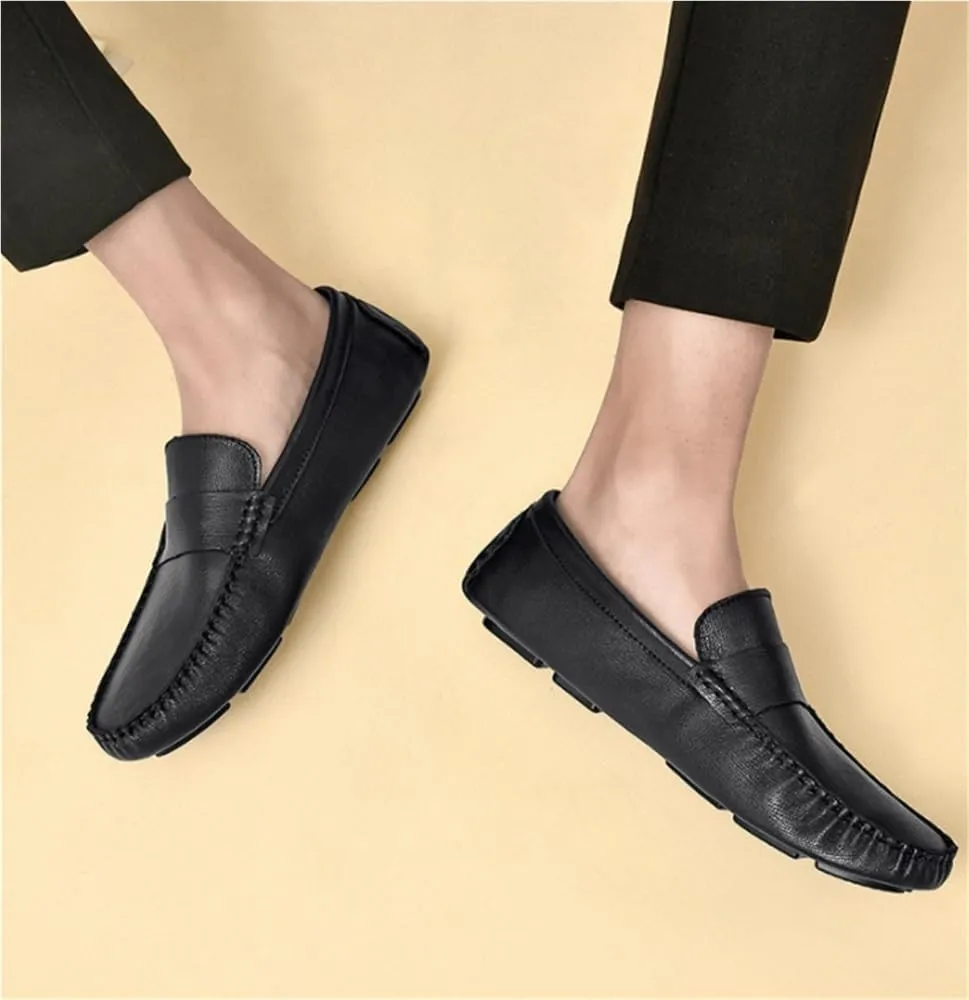 Mens Corporate Loafers Shoes Breathable Slip On Comfortable Driving Style Casual Events Business Outdoors Wedding