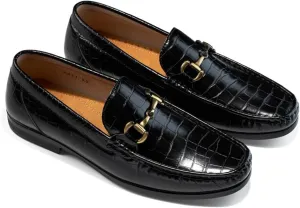 Mens Dress Loafers Shoes | Formal Fashionable Stylish Dress Driving Loafers Slip On Casual Shoes with Buckle | Suitable for Daily, Business & Wedding wear