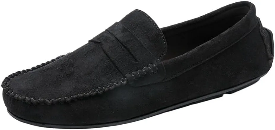 Mens Loafers Shoe Loafers Solid Colors Simple Faux Leather Anti-Slip Slip Resistant Flexible Wedding Slip-on