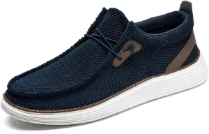 Men's Loafers Slip On Sneakers Boat Walking Fashion Shoes Classcial Comfortable Stylish Lightweight Casual Shoes for Men Non-Slip Durable Home Driving Shoes