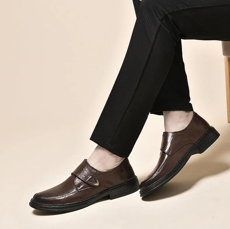 Men's Patent Leather Dress Shoes Summer Wingtip Brogue Oxford Shoes Fashion Business Slip on Loafer for Men