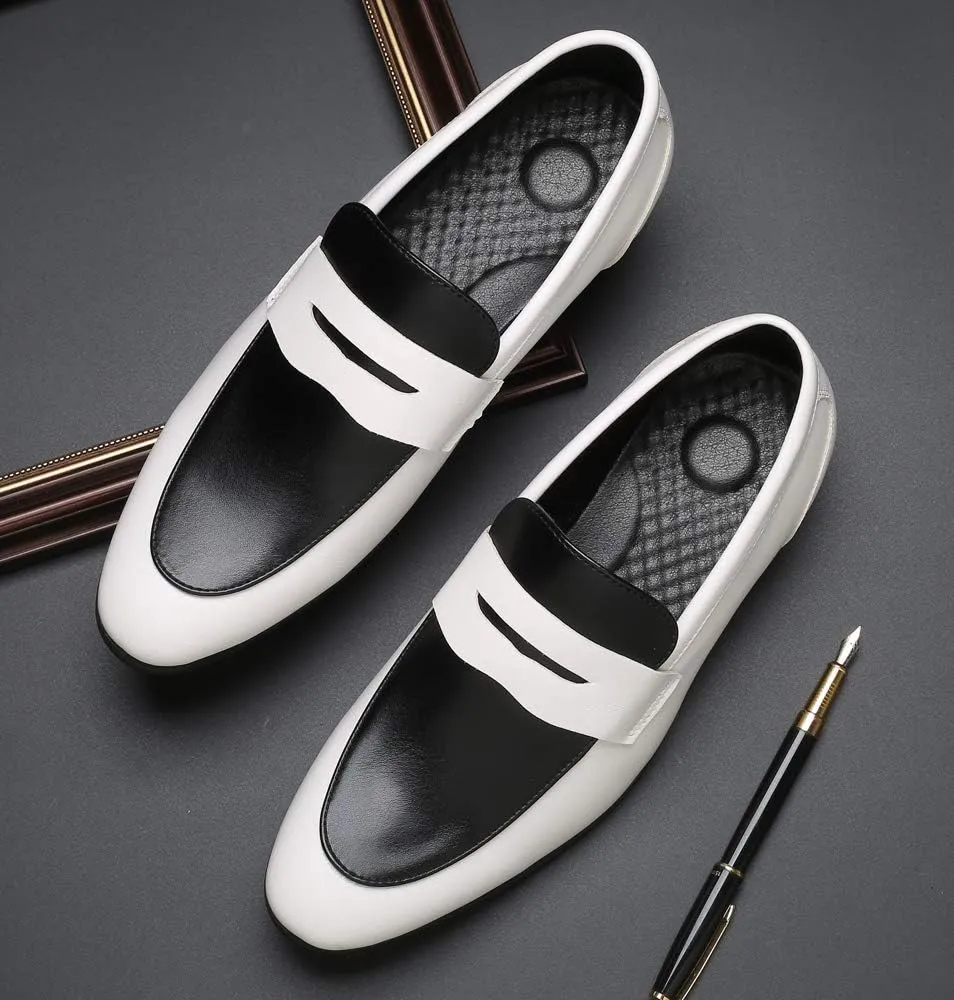Mens Penny Loafers Stylish Casual Driving Slip on Dress Shoes Moccasins