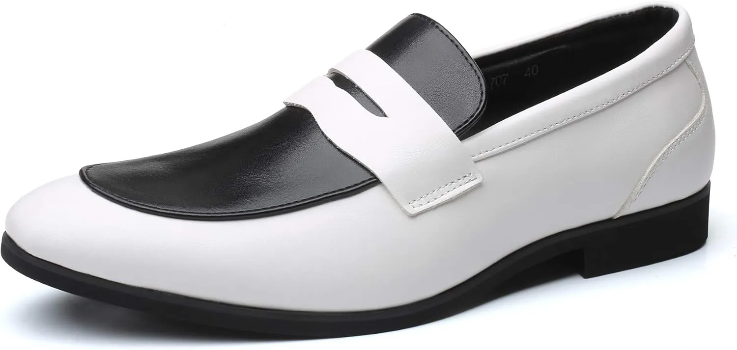 Mens Penny Loafers Stylish Casual Driving Slip on Dress Shoes Moccasins