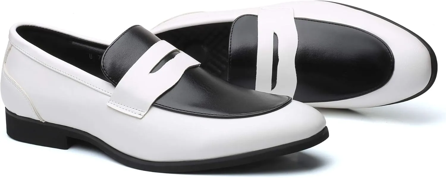 Mens Penny Loafers Stylish Casual Driving Slip on Dress Shoes Moccasins