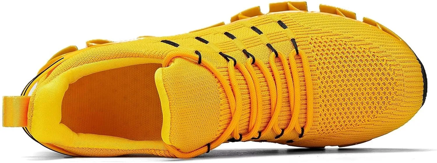 Mens Running Shoes Mesh Breathable Trail Runners Fashion Sport Blade Walking Tennis Sneakers