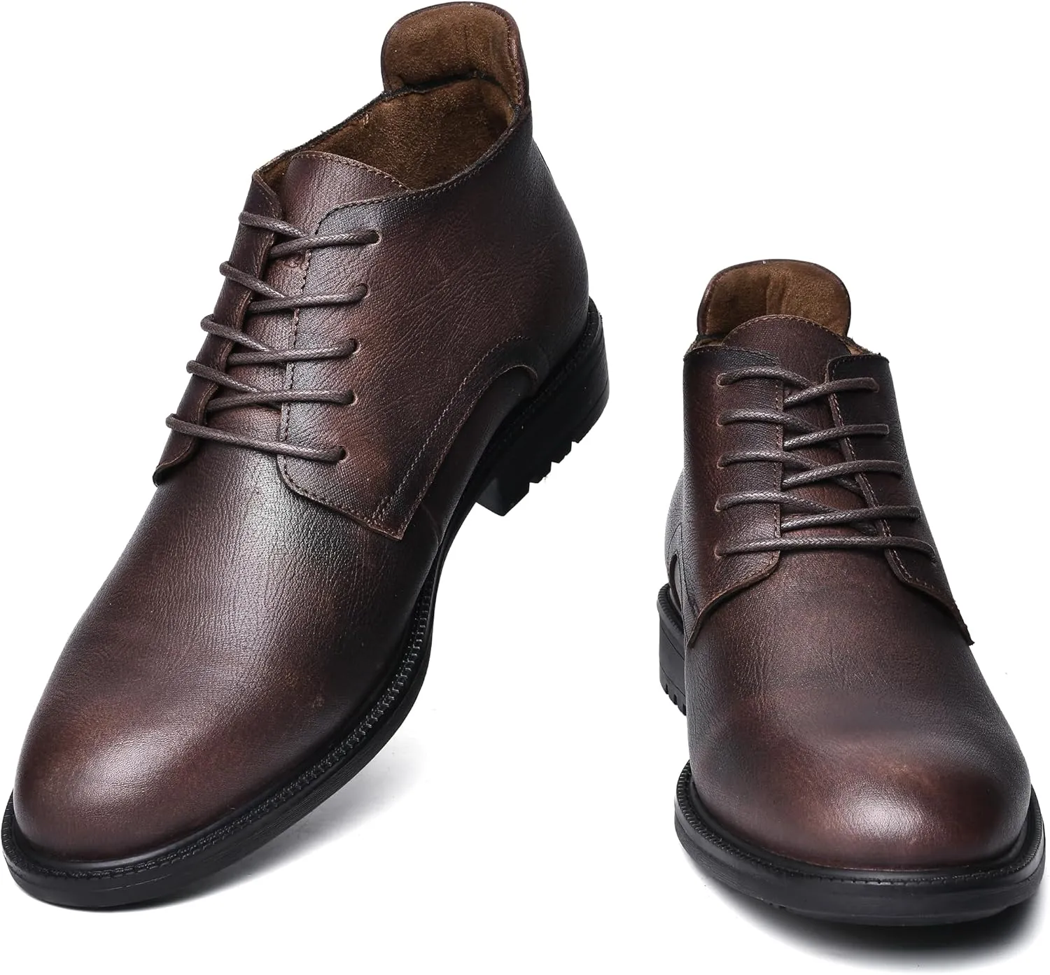 Mens Slip on Boots Chukka Boots Fashion and Comfort Casual Oxfords Ankle Lace Up Boot