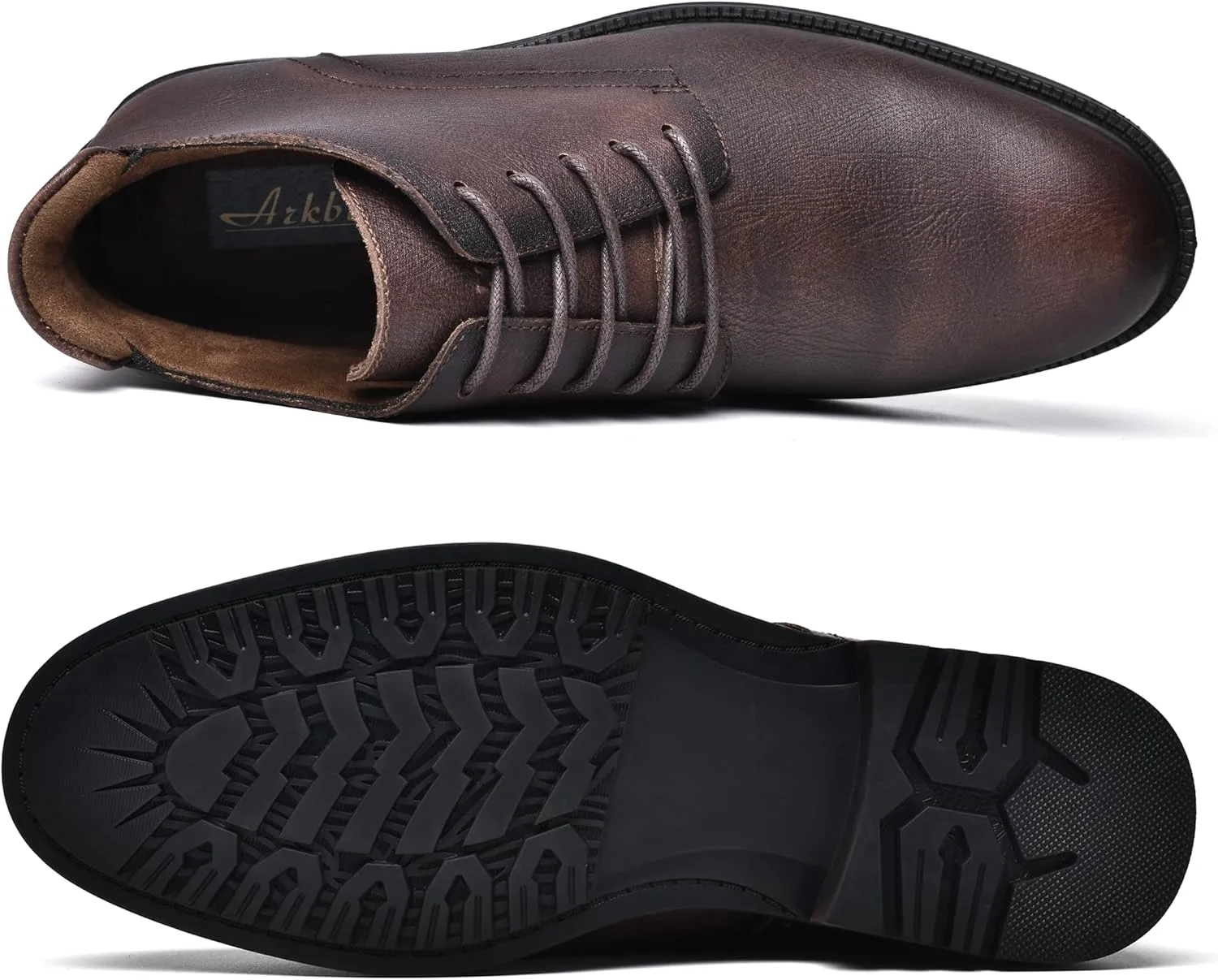 Mens Slip on Boots Chukka Boots Fashion and Comfort Casual Oxfords Ankle Lace Up Boot