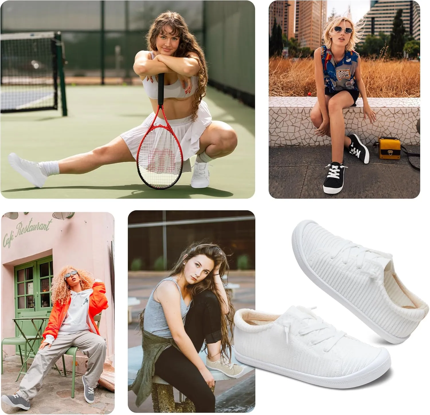 Mesh Slip On Shoes Women Comfort Knit Slip On Loafer Casual Fashion Sneaker Lightweight and Breathable Walking Flats