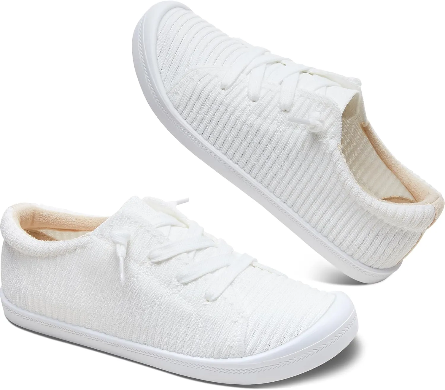 Mesh Slip On Shoes Women Comfort Knit Slip On Loafer Casual Fashion Sneaker Lightweight and Breathable Walking Flats