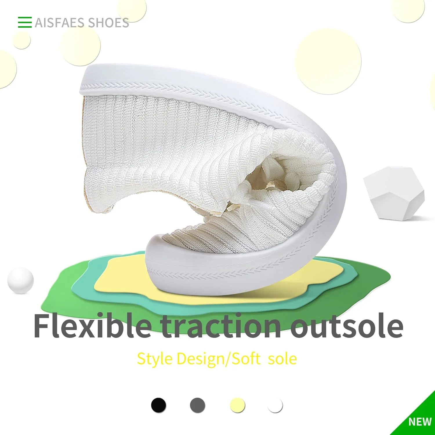 Mesh Slip On Shoes Women Comfort Knit Slip On Loafer Casual Fashion Sneaker Lightweight and Breathable Walking Flats
