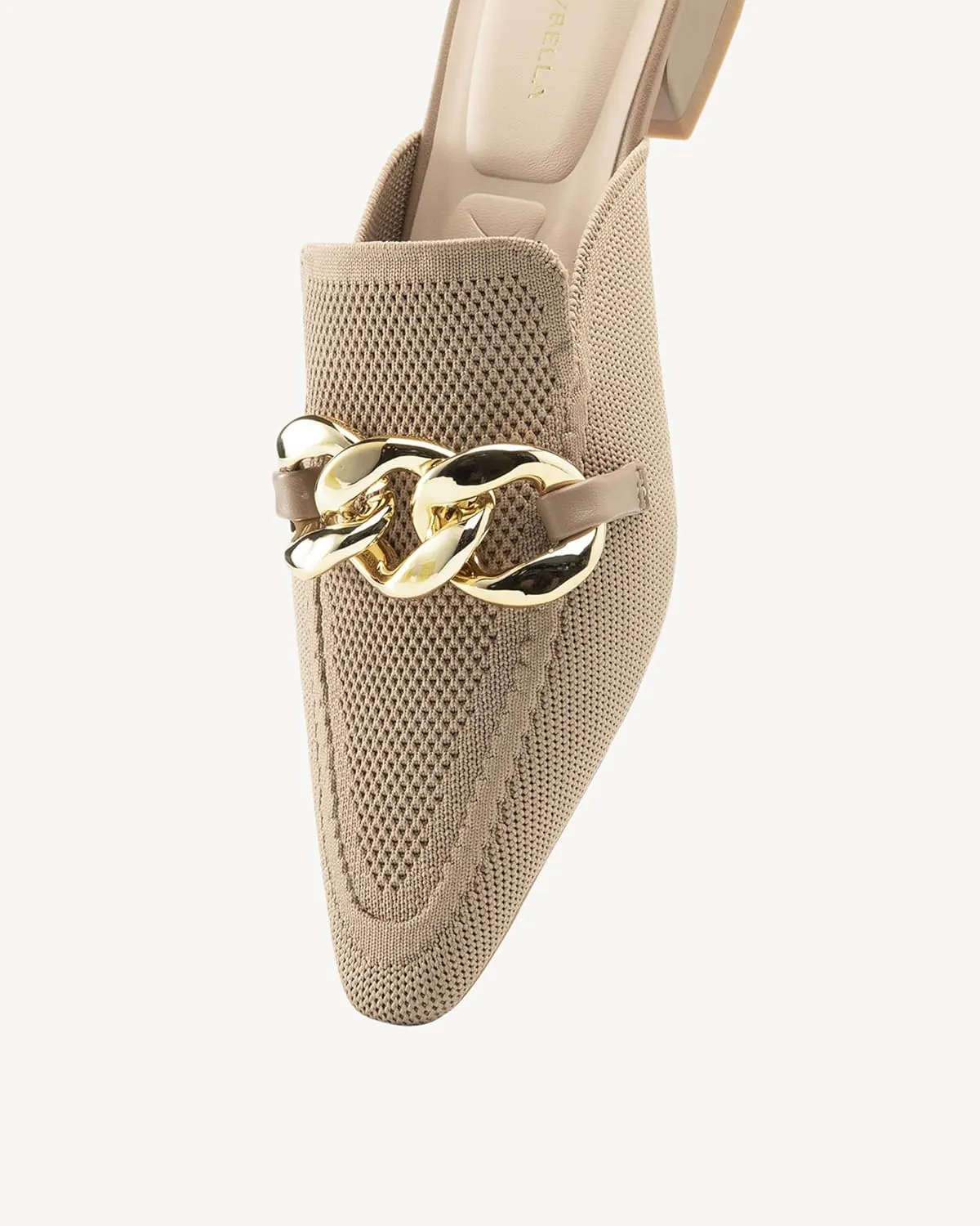 Mousse Fit Women Flat Mules Commute Pointed Toe Mules Flats Slip On Slides Walking Shoes