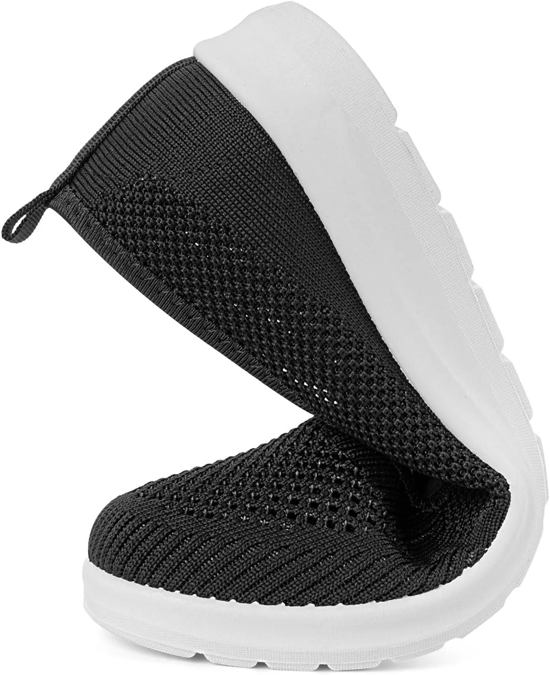 MUSSHOE Walking Shoes Women Breathe Mesh Slip On Sneakers Women Comfortable Lightweight