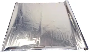 Mylar Reflective Material, 4 Feet x 25 Feet, 2 Mil