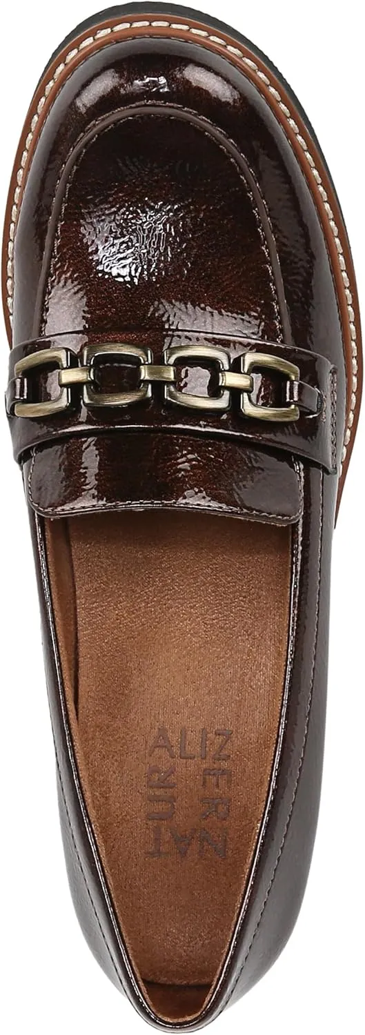 Naturalizer Womens Cabana Lug Sole Slip on Loafer
