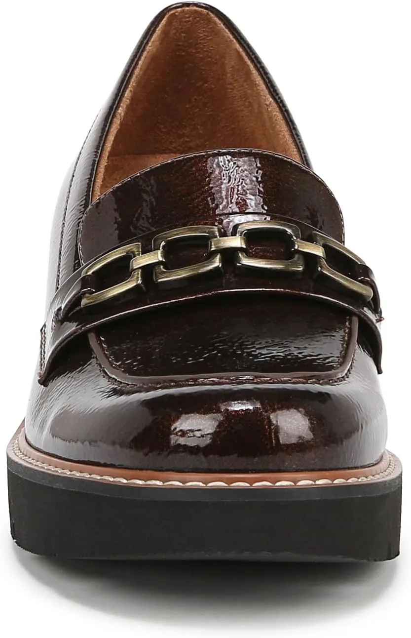 Naturalizer Womens Cabana Lug Sole Slip on Loafer