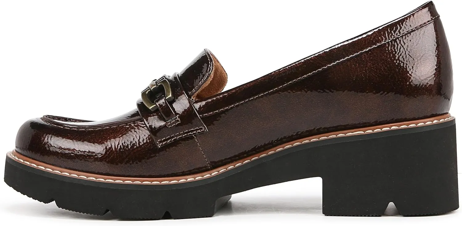 Naturalizer Womens Cabana Lug Sole Slip on Loafer