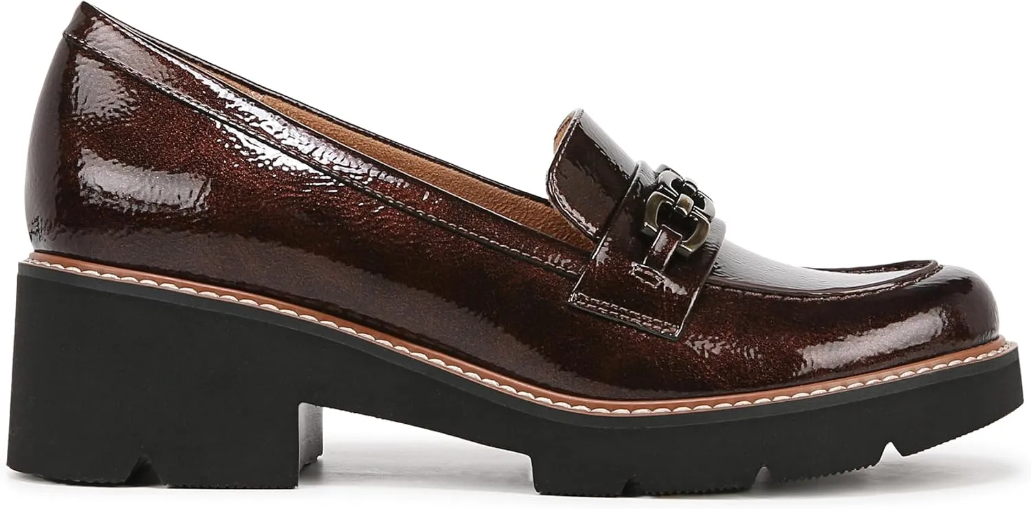 Naturalizer Womens Cabana Lug Sole Slip on Loafer
