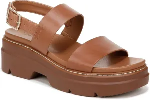 Naturalizer Women's Darry-Sling Sandal English Tea Brown Leather 7 M