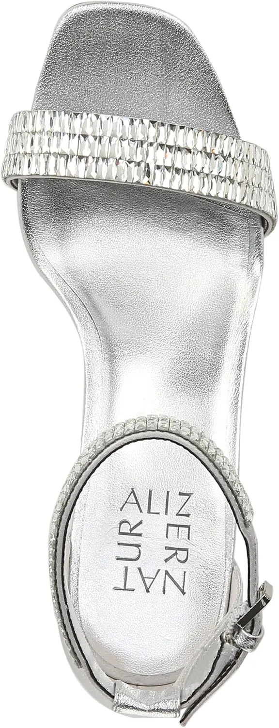 Naturalizer Women's Joy-Sparkle Jeweled Block Heel Dress Sandal