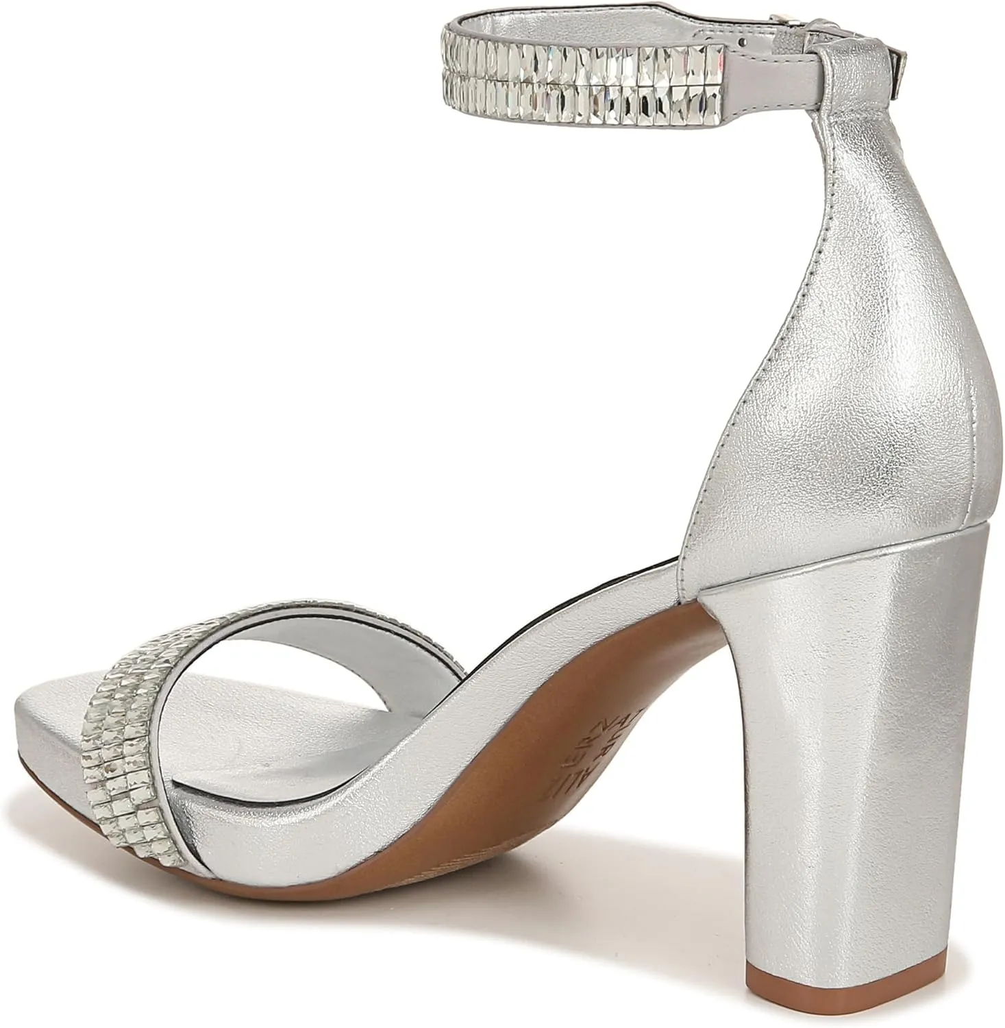 Naturalizer Women's Joy-Sparkle Jeweled Block Heel Dress Sandal