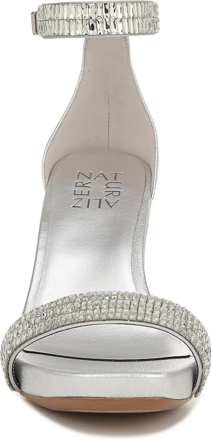 Naturalizer Women's Joy-Sparkle Jeweled Block Heel Dress Sandal