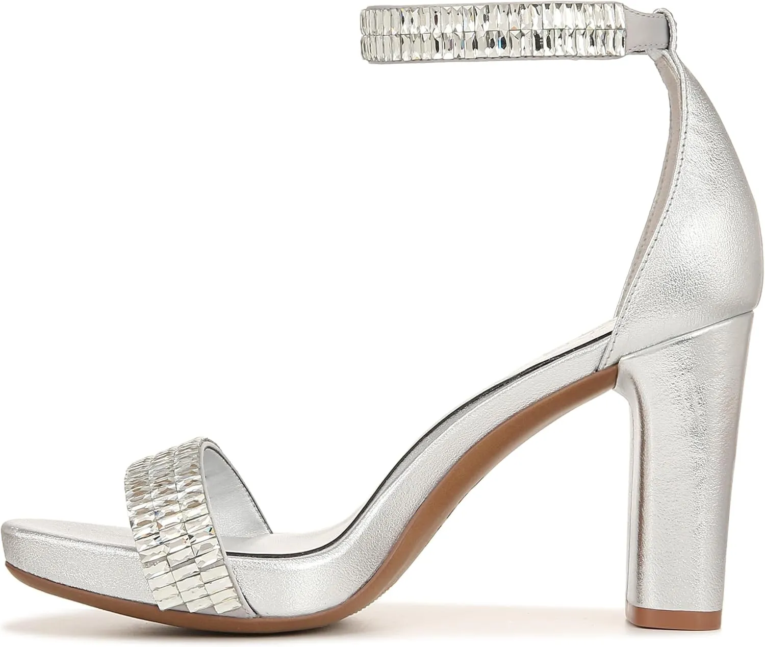 Naturalizer Women's Joy-Sparkle Jeweled Block Heel Dress Sandal