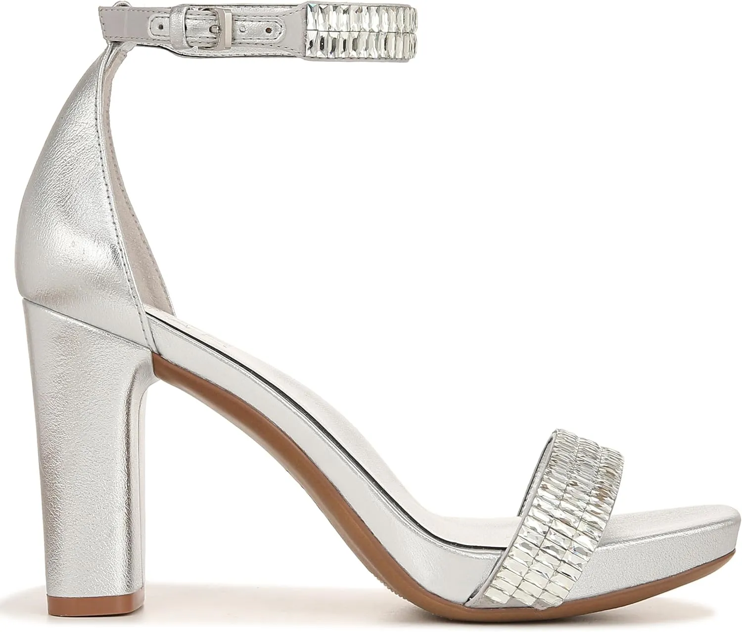 Naturalizer Women's Joy-Sparkle Jeweled Block Heel Dress Sandal