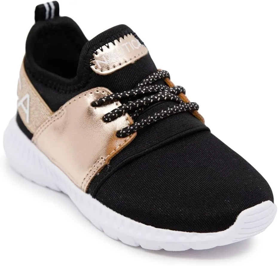 Nautica Kids Sneaker Athletic Slip-On Bungee Running Shoes|Boy - Girl|(Big Kid/Little Kid/Toddler) - Neave/Kappil